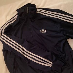adidas Originals Navy Blue Firebird Track Top Mens